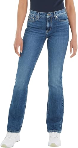 Tommy Jeans Damen Jeans Maddie Md Bc Ah5138 Bootcut, Blau (Denim Medium), 29W / 32L von Tommy Jeans