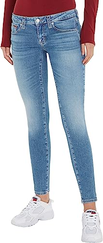 Tommy Jeans Damen Jeans Sophie Skinny Fit, Blau (Denim Medium), 25W / 34L von Tommy Jeans
