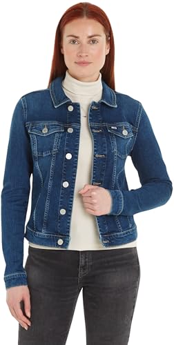 Tommy Jeans Damen Jeansjacke Vivianne AH5150 Stretch, Blau (Denim Dark), XXS von Tommy Jeans