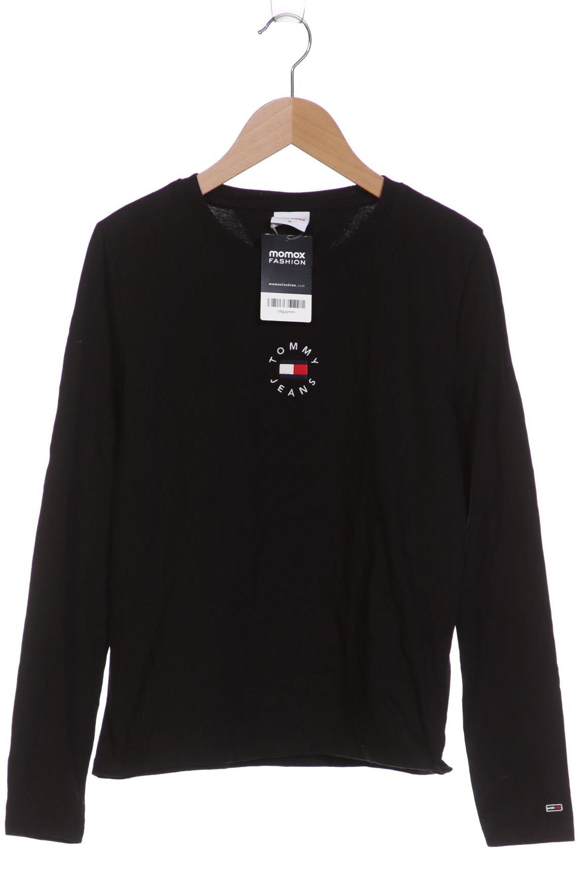 Tommy Jeans Damen Langarmshirt, schwarz von Tommy Jeans