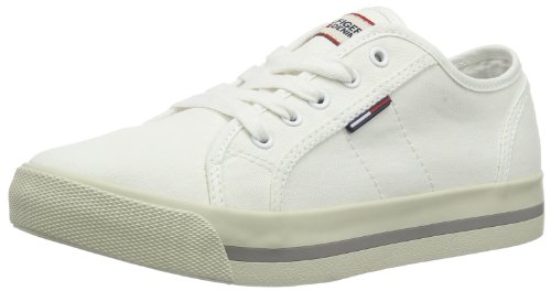 Tommy Jeans Damen London 3D Hausschuhe, Weiß (Chambray White 140), 38 von Tommy Jeans