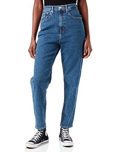 Tommy Jeans Damen MOM Uhr TPRD BF6151 Jeans, Denim Dark, 27W x 28L von Tommy Jeans