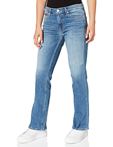 Tommy Jeans Damen Maddie Mr Bootcut Clmc Jeans, Canal Mb Com, 26W / 32L EU von Tommy Jeans