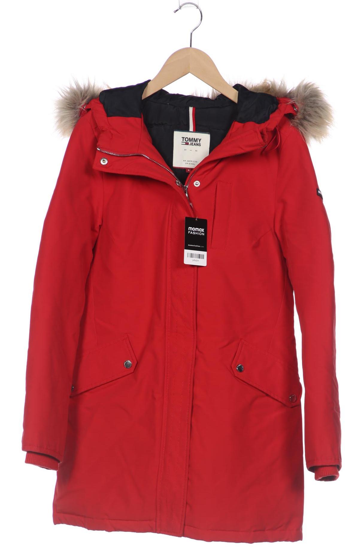 Tommy Jeans Damen Mantel, rot von Tommy Jeans