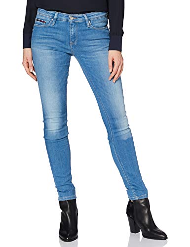 Tommy Jeans Damen Mid Rise Nora Skinny Jeans, Blau (SANTA CRUZ STRETCH 567), W24/L32 von Tommy Jeans