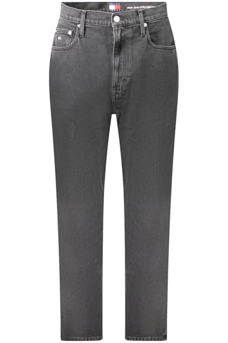 Tommy Jeans Damen Mom Jean UH TPR Ai4181 Dw0Dw20369 Zugeschnitten, Denim (Denim Black), 32W / 30L von Tommy Jeans