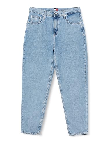 Tommy Jeans Damen Mom Jean Uhr TPR Ai4116Dw0Dw21392 Zugeschnitten, Denim (Denim Light), 28W x 28L von Tommy Jeans