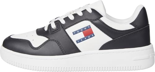 Tommy Jeans Damen Chunky Sole Sneaker Schuhe, Schwarz (Black), 37 von Tommy Jeans