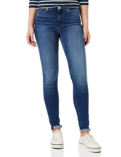 Tommy Jeans Damen Jeans Nora Mr Skny Stretch, Blau (New Niceville Mid Blue Stretch), 34W / 32L von Tommy Hilfiger