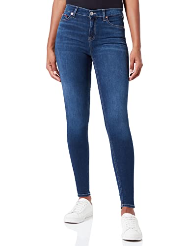 Tommy Jeans Damen Nora MR SKNY DF1262 DW0DW14129 Hosen, Denim, 32W / 30L von Tommy Jeans