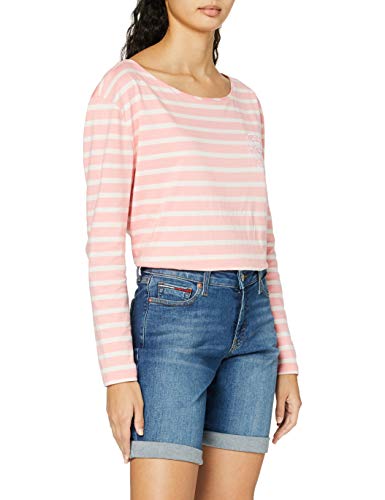Tommy Jeans Damen Rise Denim Bermuda Ady Short, Audrey Mid Bl STR, One Size (Herstellergröße: NI24) von Tommy Jeans