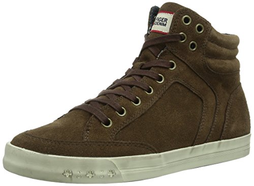 Tommy Jeans Damen Rory 6B High-Top, Braun (Coffee 211) von Tommy Jeans
