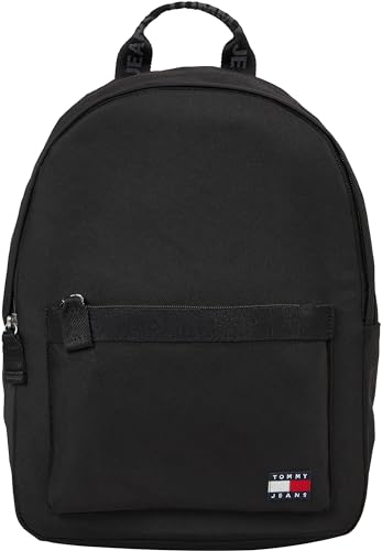 Tommy Jeans Damen Rucksack Essential Daily Backpack Klein, Schwarz (Black), Onesize von Tommy Jeans