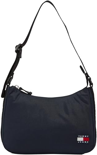 Tommy Jeans Damen Schultertasche Daily Shoulder Bag Klein, Blau (Dark Night Navy), Einheitsgröße von Tommy Jeans