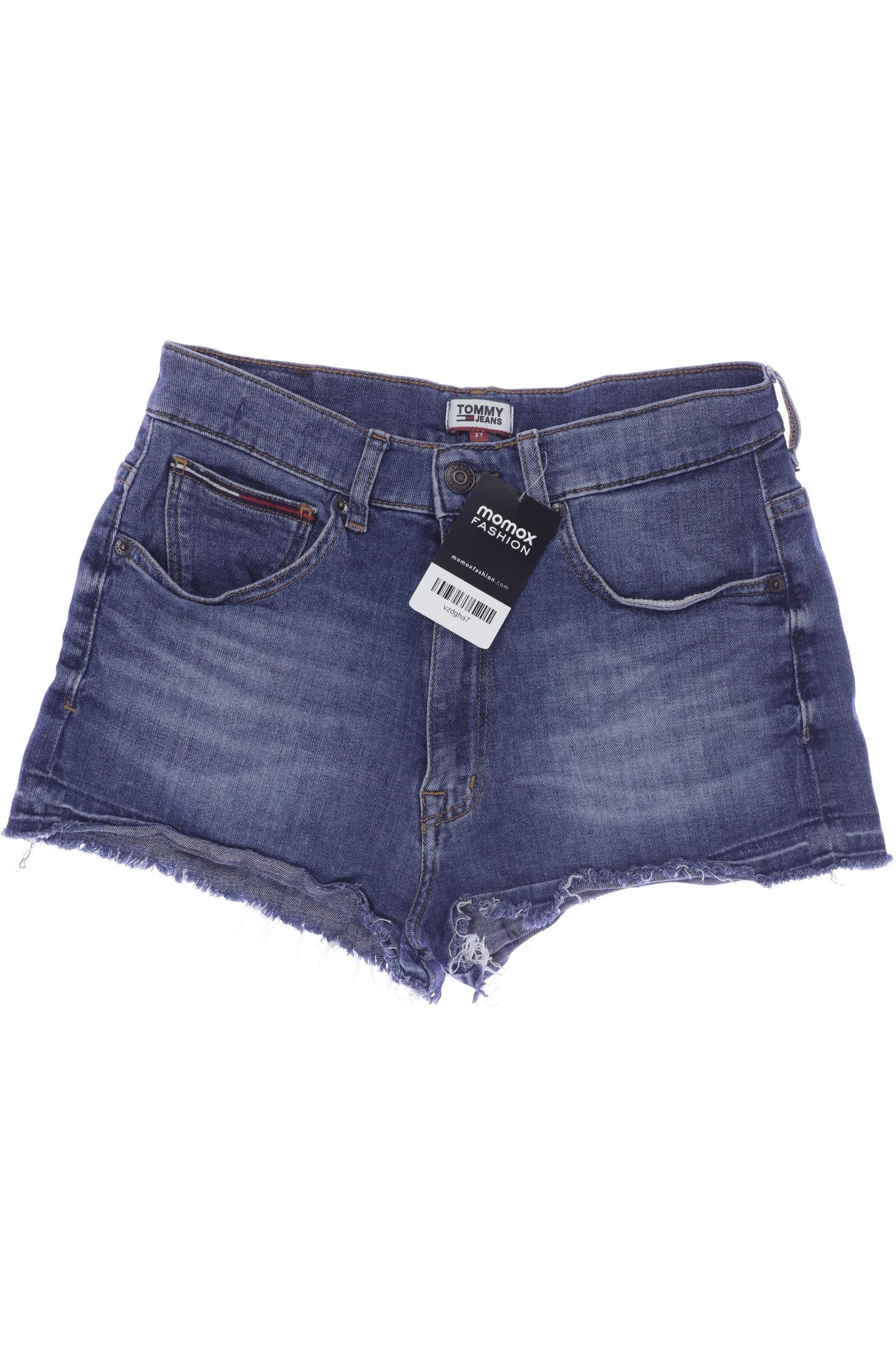 Tommy Jeans Damen Shorts, blau, Gr. 38 von Tommy Jeans