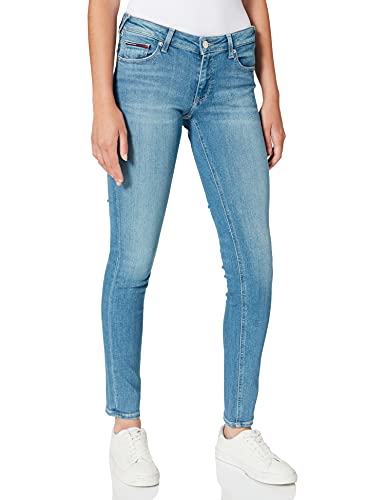 Tommy Jeans Damen Jeans Sophie Skinny Skinny Fit, Blau (Denim Light), 30W / 30L von Tommy Jeans