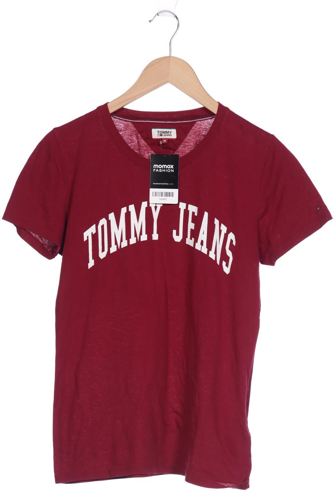Tommy Jeans Damen T-Shirt, bordeaux, Gr. 38 von Tommy Jeans
