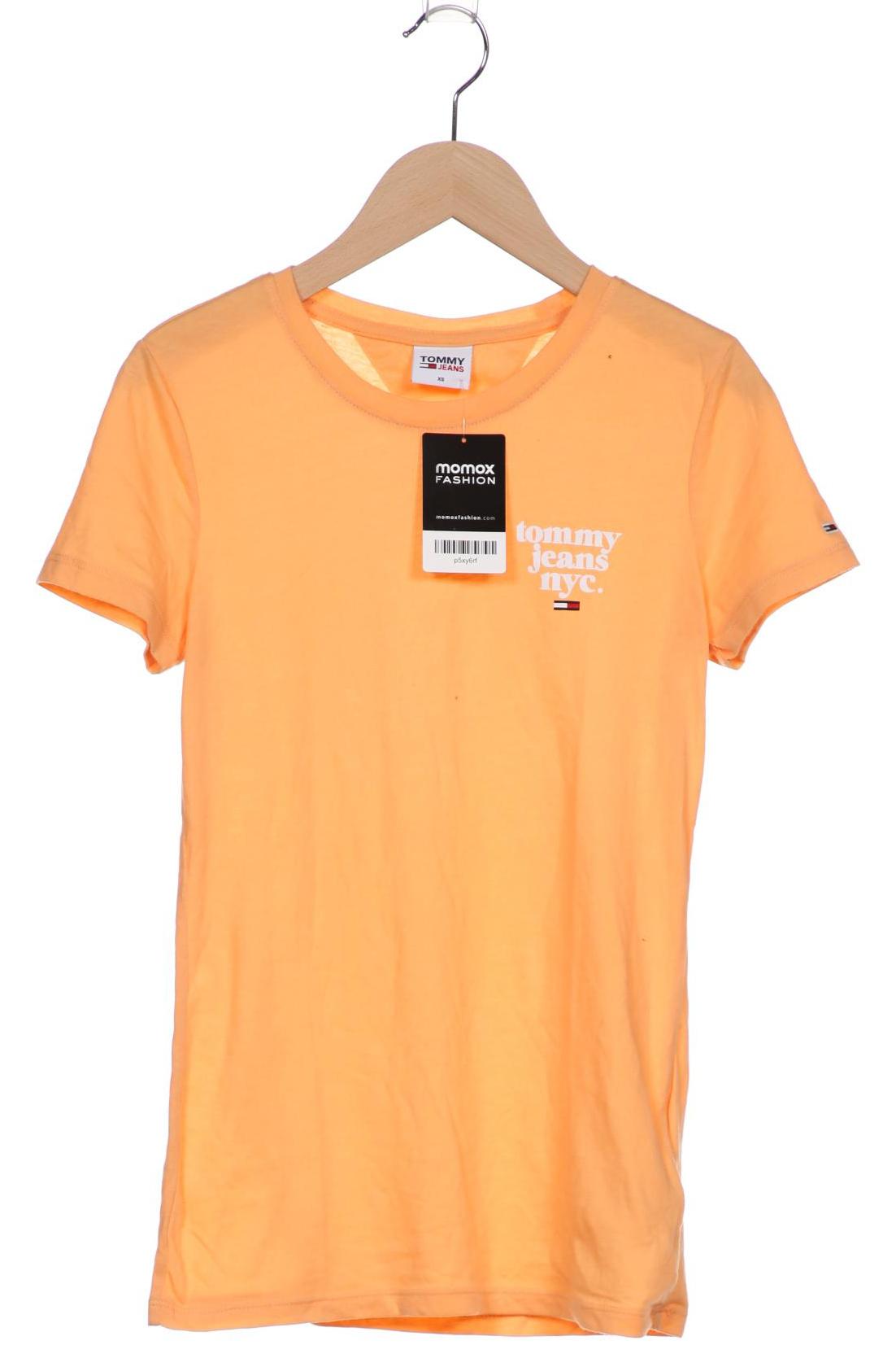 Tommy Jeans Damen T-Shirt, orange von Tommy Jeans