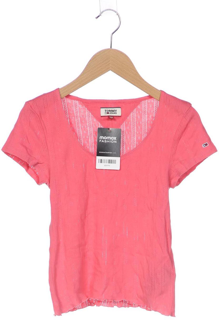 Tommy Jeans Damen T-Shirt, pink von Tommy Jeans