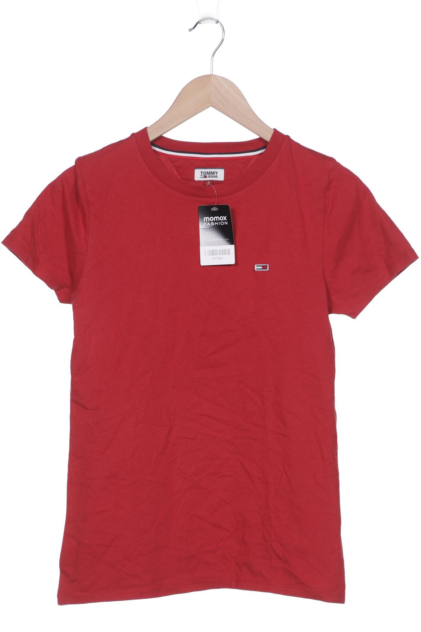 Tommy Jeans Damen T-Shirt, rot, Gr. 36 von Tommy Jeans