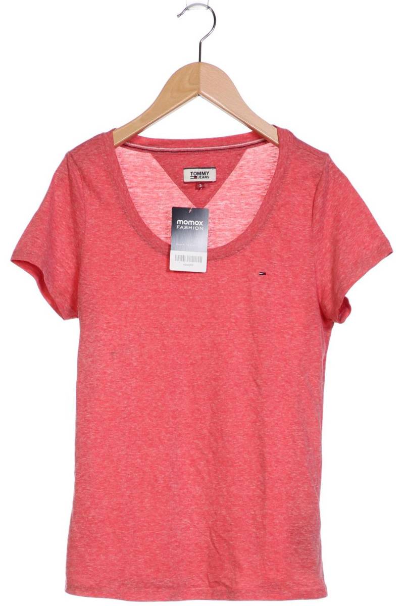 Tommy Jeans Damen T-Shirt, rot, Gr. 36 von Tommy Jeans