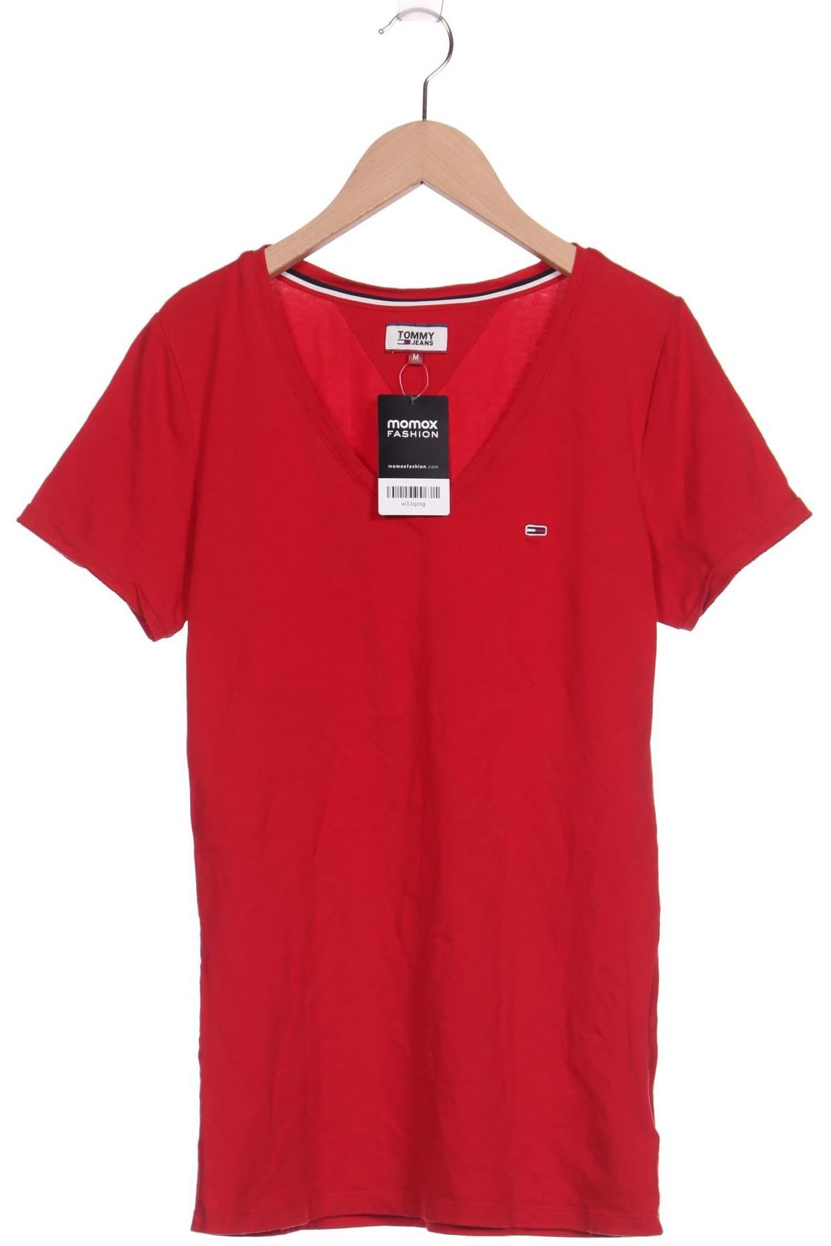 Tommy Jeans Damen T-Shirt, rot, Gr. 38 von Tommy Jeans