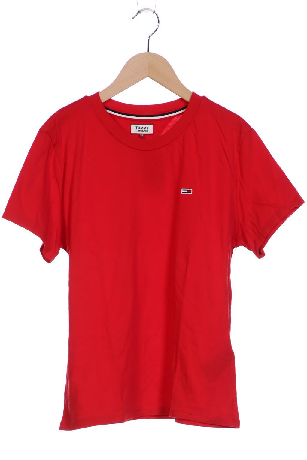 Tommy Jeans Damen T-Shirt, rot, Gr. 44 von Tommy Jeans