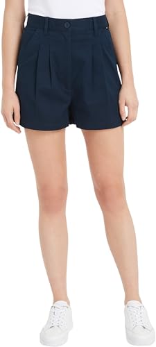Tommy Jeans Damen Shorts Claire Pleated Shorts Kurz, Blau (Dark Night Navy), 31W Tommy Jeans Damen Shorts Claire Pleated Shorts Kurz, Blau (Dark Night Navy), 31W von Tommy Jeans