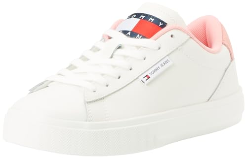 Tommy Jeans Damen Cupsole Sneaker Schuhe, Rosa (Tickled Pink), 39 von Tommy Jeans