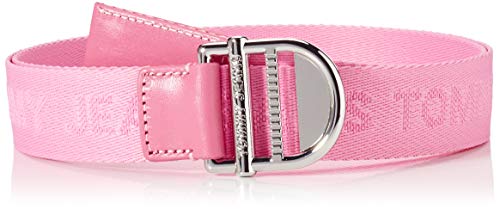 Tommy Jeans Damen TJW Essential Webbing Belt 3.5 Gürtel, Diva Pink, 80 cm von Tommy Jeans