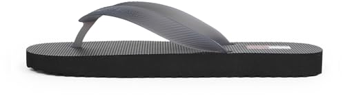 Tommy Jeans Damen Flip Flops Logo Zehentrenner, Grau (Washed Black), 41 von Tommy Jeans