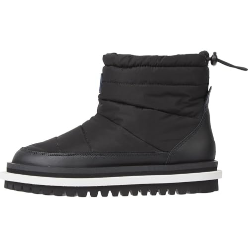 Tommy Jeans Damen Low Boot Stiefel Padded Flat Boot Gefüttert, Schwarz (Black), 41 Tommy Jeans Damen Low Boot Stiefel Padded Flat Boot Gefüttert, Schwarz (Black), 41 von Tommy Jeans
