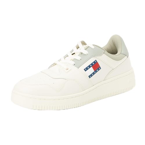 Tommy Jeans Damen Sneaker Schuhe, Mehrfarbig (Faded Willow), 36 von Tommy Jeans