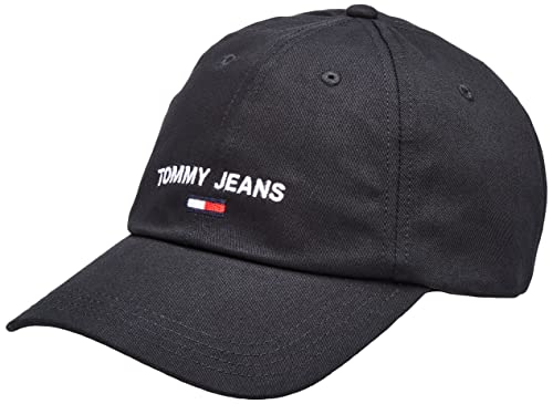 Tommy Jeans Damen TJW Sport Cap Baseballkappe, Black, Einheitsgröße von Tommy Jeans