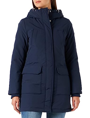 Tommy Jeans Damen Parka Technical Winter, Blau (Twilight Navy), XS von Tommy Jeans