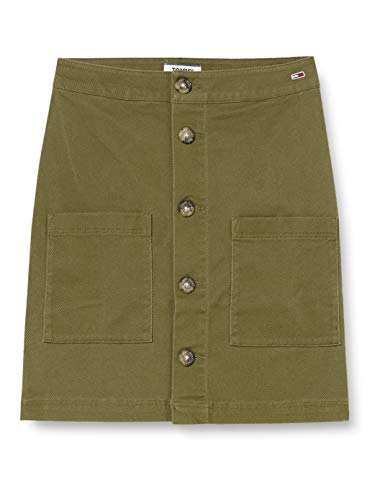 Tommy Jeans Damen Tjw Carpenter Skirt Rock, Grün (Green Mrv), W25 von Tommy Jeans