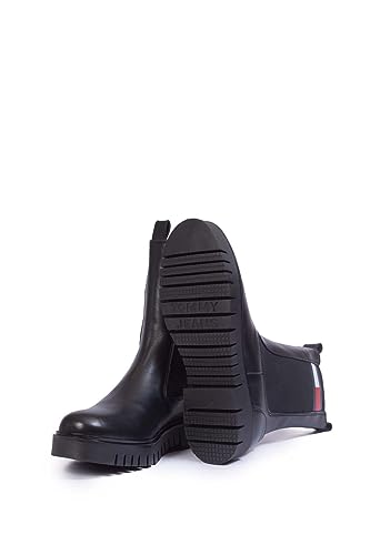 Tommy Jeans Damen TJW Long Chelsea Boot EN0EN02315 Mittelhohe Stiefel, Schwarz, 41 EU von Tommy Jeans