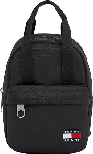 Tommy Jeans Damen Tjw Daily 2 Ways Backpack Aw0Aw17577 Rucksack, Black (Black) von Tommy Jeans