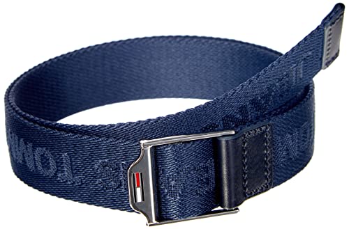 Tommy Jeans Damen TJW ESS Webbing Belt AW0AW11861 Gürtel, Blau, 80 von Tommy Jeans