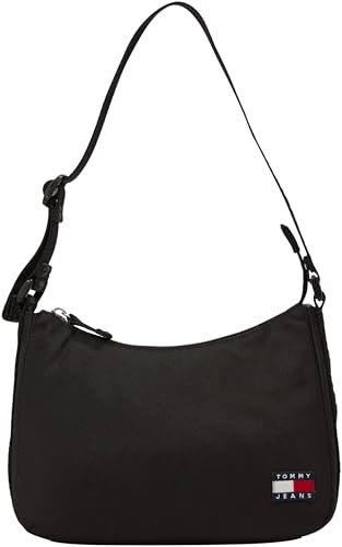 Tommy Jeans Damen Schultertasche Daily Shoulder Bag Klein, Schwarz (Black), Einheitsgröße von Tommy Jeans