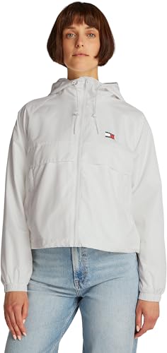 Tommy Jeans Damen Tjw Essential Ext Dw0dw20672 Windbreaker-Jacke, White (Ecru), M EU von Tommy Jeans