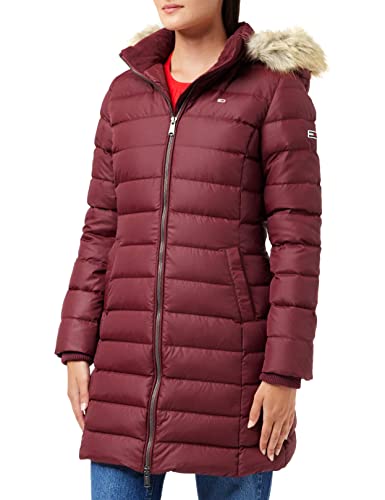 Tommy Jeans Damen TJW Essential Hooded DOWN Coat DW0DW09060 Daunenmäntel, Lila, S von Tommy Jeans