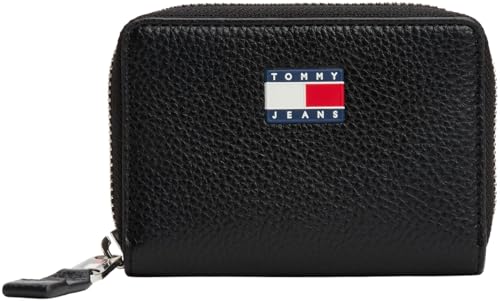 Tommy Jeans Damen Geldbörse Must Small mit Reißverschluss, Schwarz (Black), Einheitsgröße von Tommy Jeans