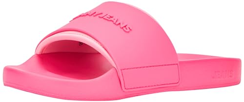 Tommy Jeans Damen Badeschuhe Tjw Pool Slide Seasonal Badelatschen, Rosa (Pink Alert), 37 EU von Tommy Jeans