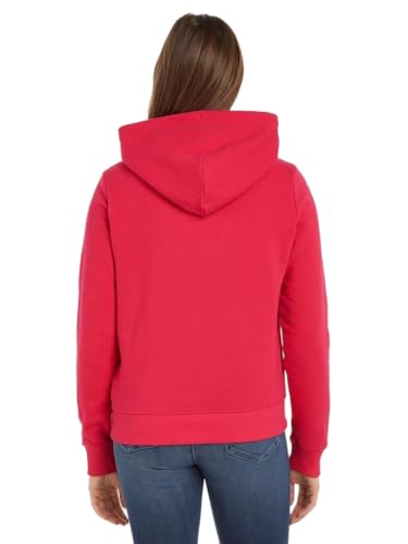 Tommy Jeans Damen TJW REG Serif LINEAR DW0DW15649 Hoodies, Rosa, XXS von Tommy Jeans