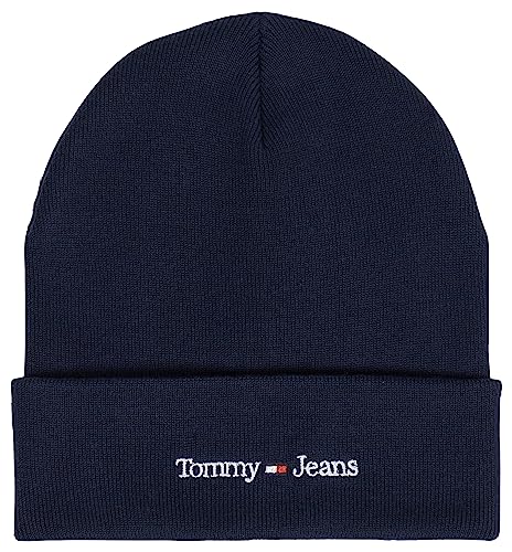 Tommy Jeans Damen Strickmütze Sport Wintermütze, Blau (Twilight Navy), Onesize von Tommy Jeans