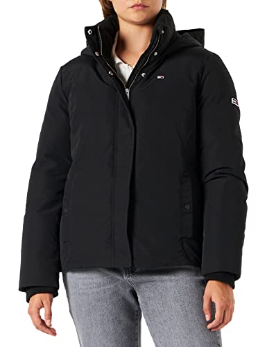 Tommy Jeans Damen TJW Technical DOWN Jacket DW0DW14685 Daunenjacken, Schwarz, L von Tommy Jeans