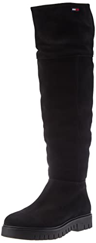 Tommy Jeans Damen Warmlined Long Boot EN0EN01994 Hohe Stiefel, Schwarz, 36 EU von Tommy Jeans