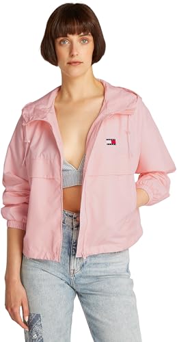 Tommy Jeans Damen Tjw Essential Ext Dw0dw20672 Windbreaker-Jacke, Pink (Precious Pink), M EU von Tommy Jeans