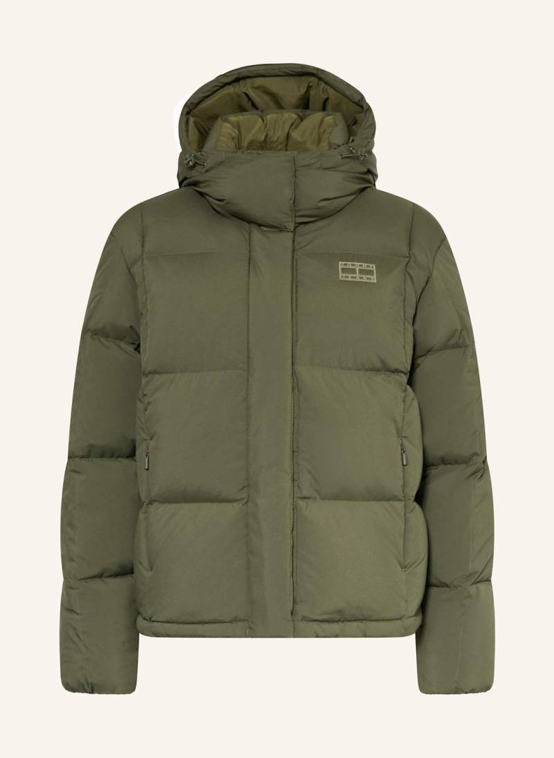 Tommy Jeans Daunenjacke Alaska Mit Abnehmbarer Kapuze gruen von Tommy Jeans